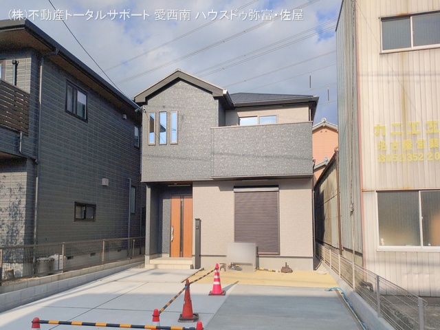 愛知県海部郡蟹江町学戸１丁目の新築戸建て完成写真 2026年2月5日撮影