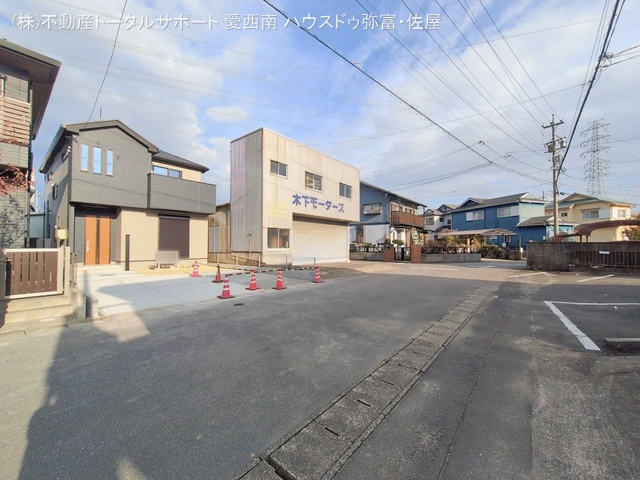 愛知県海部郡蟹江町学戸１丁目の新築戸建て完成写真 2026年2月5日撮影