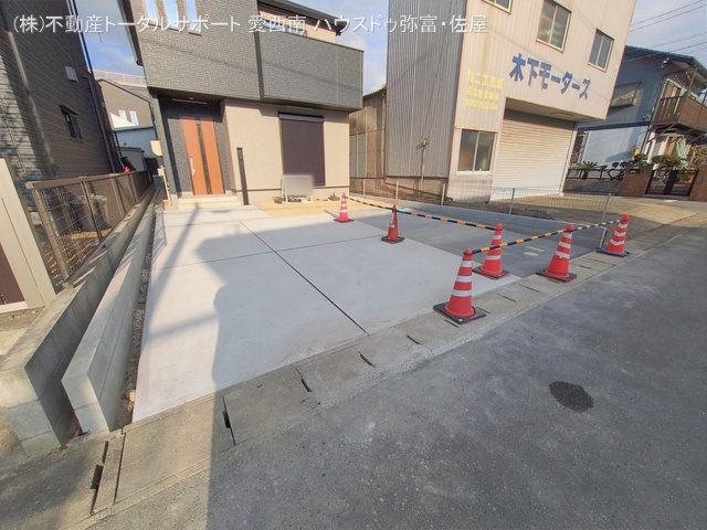 愛知県海部郡蟹江町学戸１丁目の新築戸建て完成写真 2026年2月5日撮影