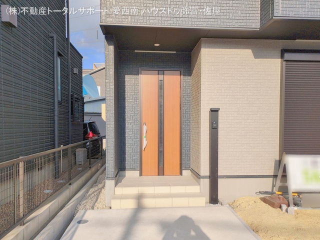 愛知県海部郡蟹江町学戸１丁目の新築戸建て完成写真 2026年2月5日撮影