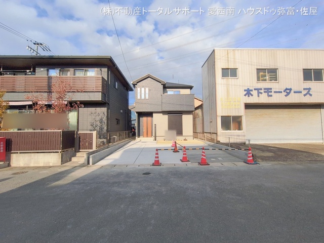 愛知県海部郡蟹江町学戸１丁目の新築戸建て完成写真 2026年2月5日撮影