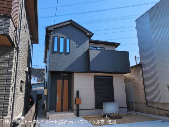 愛知県海部郡蟹江町学戸１丁目の新築戸建て完成写真 2026年3月4日撮影