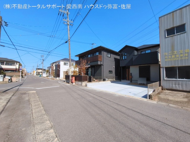 愛知県海部郡蟹江町学戸１丁目の新築戸建て完成写真 2026年3月4日撮影