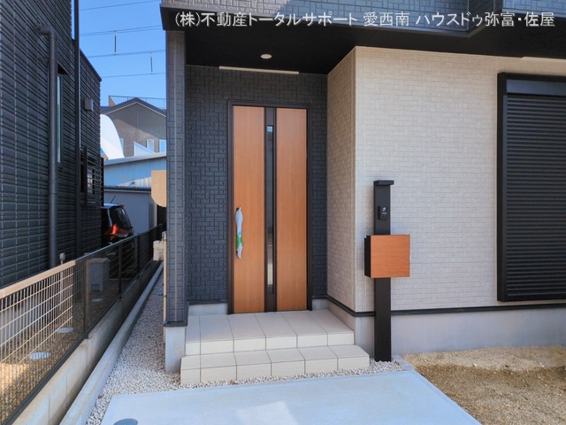 愛知県海部郡蟹江町学戸１丁目の新築戸建て完成写真 2026年3月4日撮影