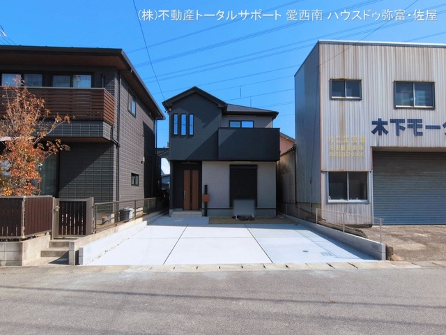 愛知県海部郡蟹江町学戸１丁目の新築戸建て完成写真 2026年3月4日撮影