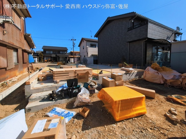 愛知県愛西市北一色町昭和の新築戸建て基礎写真 2026年3月15日撮影