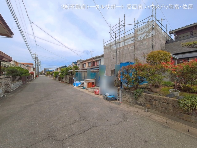 愛知県愛西市北一色町昭和の新築戸建てシート写真 2026年4月5日撮影