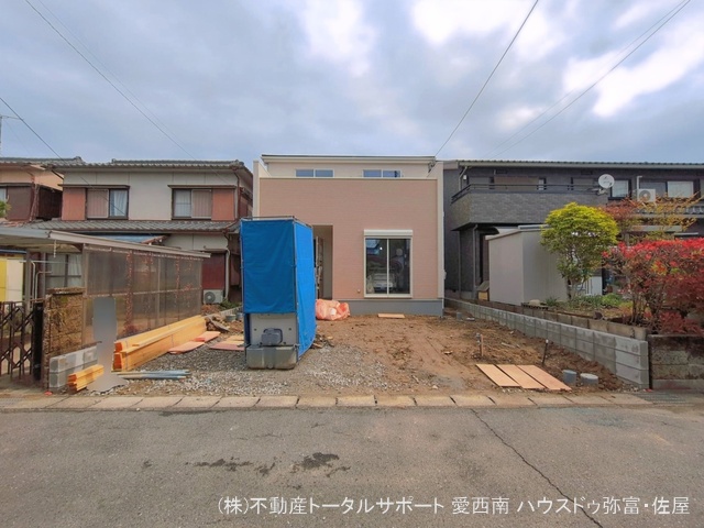 愛知県愛西市北一色町昭和の新築戸建て外構写真 2026年4月23日撮影