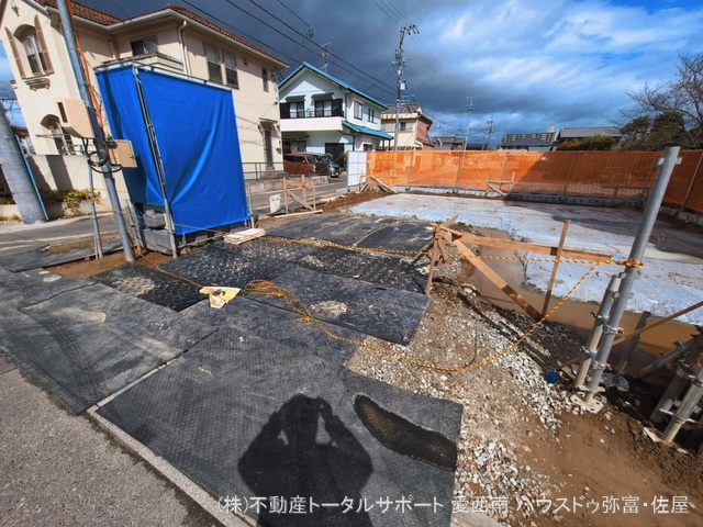 愛知県愛西市渕高町四ノ割の新築戸建て基礎写真 2026年3月18日撮影