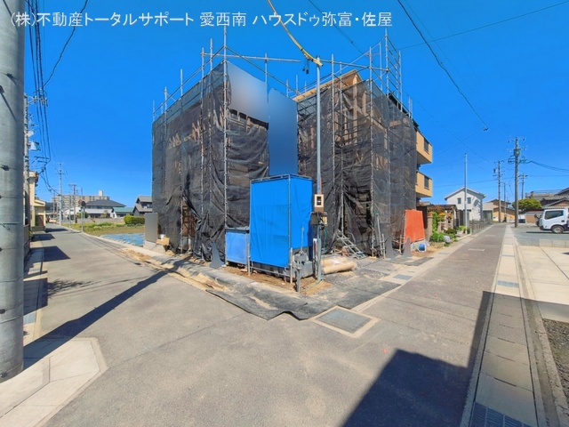 愛知県愛西市渕高町四ノ割の新築戸建て上棟写真 2026年4月7日撮影