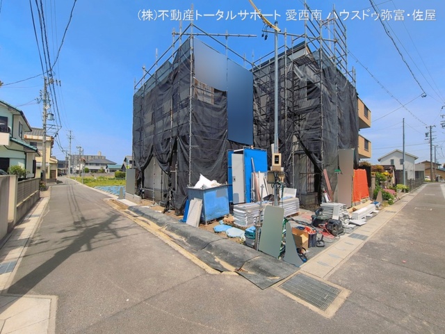 愛知県愛西市渕高町四ノ割の新築戸建てシート写真 2026年4月27日撮影