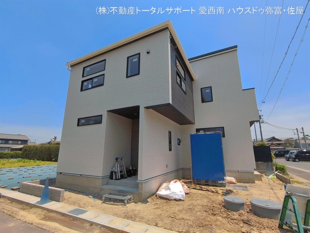 愛知県愛西市渕高町四ノ割の新築戸建て外構写真 2026年5月18日撮影