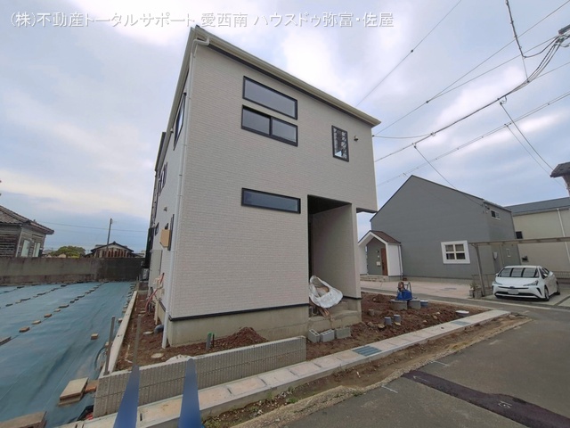 愛知県愛西市渕高町四ノ割の新築戸建て外構写真 2026年6月4日撮影