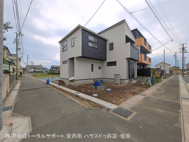 愛知県愛西市渕高町四ノ割の新築戸建て外構写真 2026年6月4日撮影