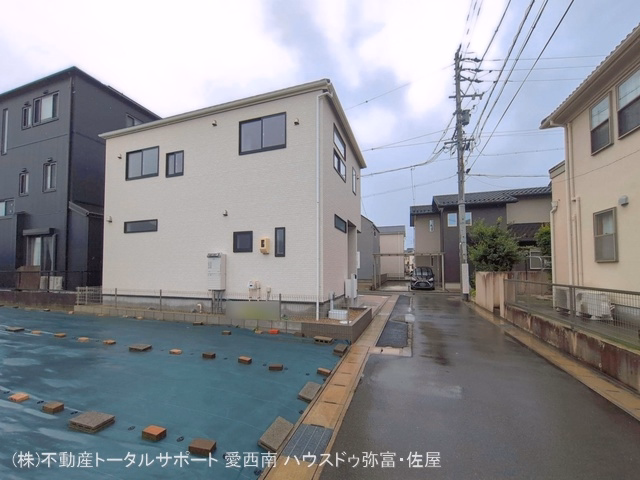 愛知県愛西市渕高町四ノ割の新築戸建て完成写真 2026年6月25日撮影