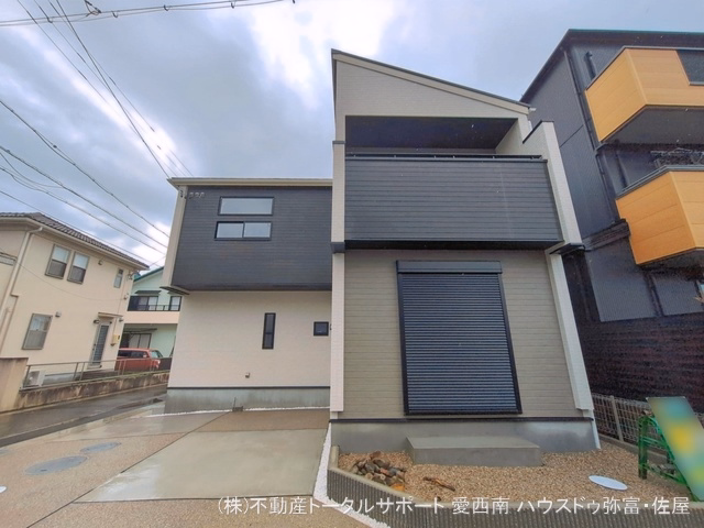 愛知県愛西市渕高町四ノ割の新築戸建て完成写真 2026年6月25日撮影