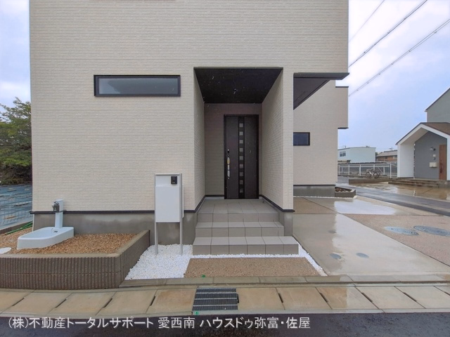 愛知県愛西市渕高町四ノ割の新築戸建て完成写真 2026年6月25日撮影