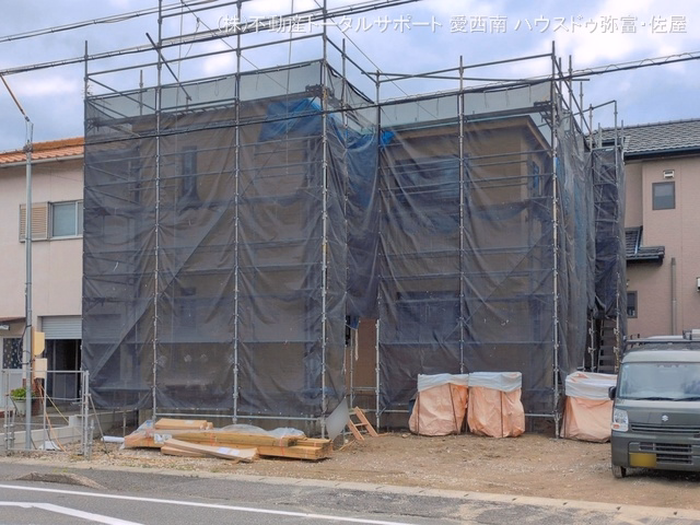 愛知県津島市新開町３丁目の新築戸建て上棟写真 2026年6月3日撮影