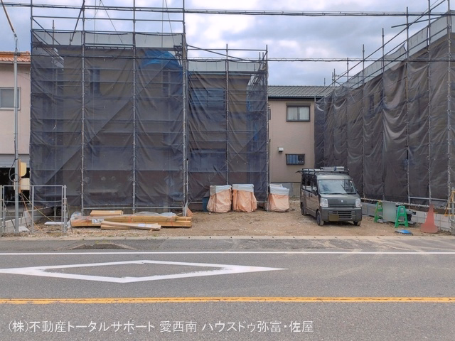 愛知県津島市新開町３丁目の新築戸建て上棟写真 2026年6月3日撮影