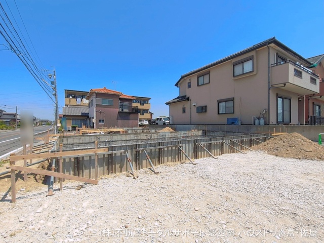愛知県津島市新開町３丁目の新築戸建て基礎写真 2026年5月17日撮影