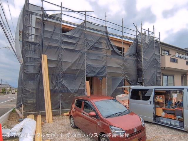 愛知県津島市新開町３丁目の新築戸建て上棟写真 2026年6月3日撮影