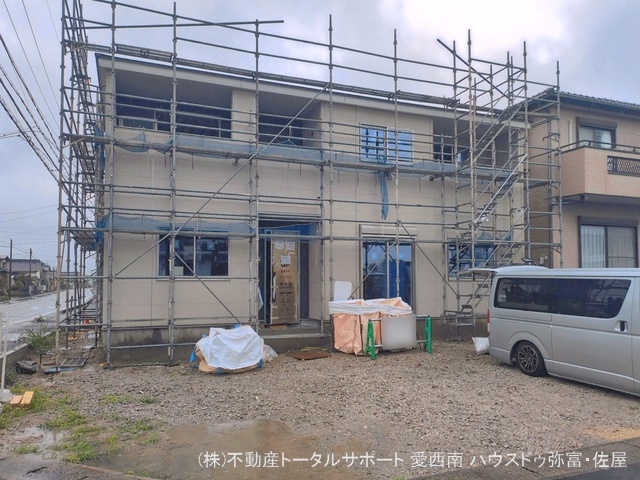 愛知県津島市新開町３丁目の新築戸建て外構写真 2026年6月24日撮影