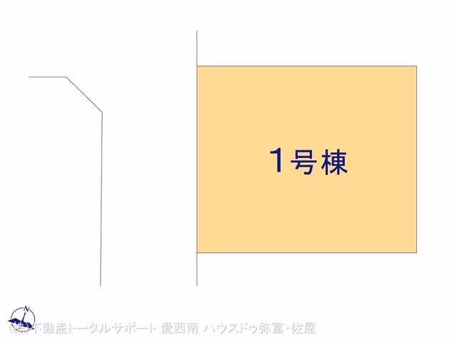 愛知県海部郡蟹江町西之森９丁目の新築戸建て全体区画図 ※図面と異なる場合は現況を優先