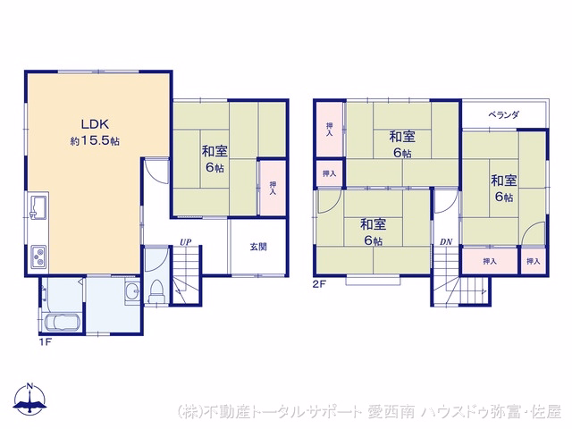 津島市愛宕町1丁目 間取図