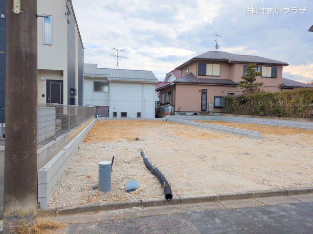 愛知県春日井市押沢台５丁目の新築戸建て更地・土地写真 2024年12月25日撮影