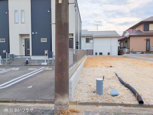 愛知県春日井市押沢台５丁目の新築戸建て更地・土地写真 2024年12月25日撮影