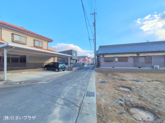 愛知県一宮市多加木３丁目の新築戸建て更地・土地写真 2025年1月27日撮影