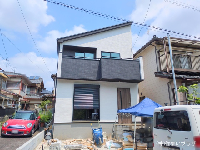 愛知県春日井市高蔵寺町７丁目の新築戸建て外構写真 2025年7月3日撮影
