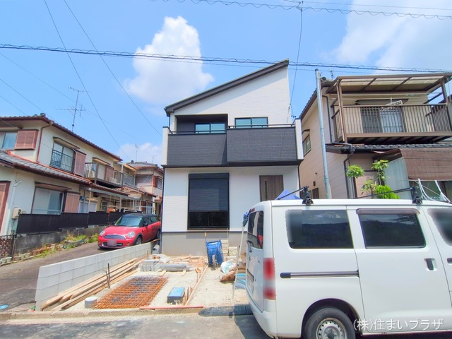 愛知県春日井市高蔵寺町７丁目の新築戸建て外構写真 2025年7月3日撮影