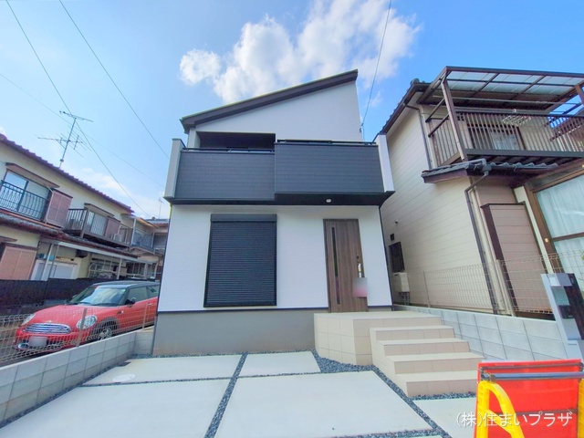 愛知県春日井市高蔵寺町７丁目の新築戸建て完成写真 2025年8月4日撮影