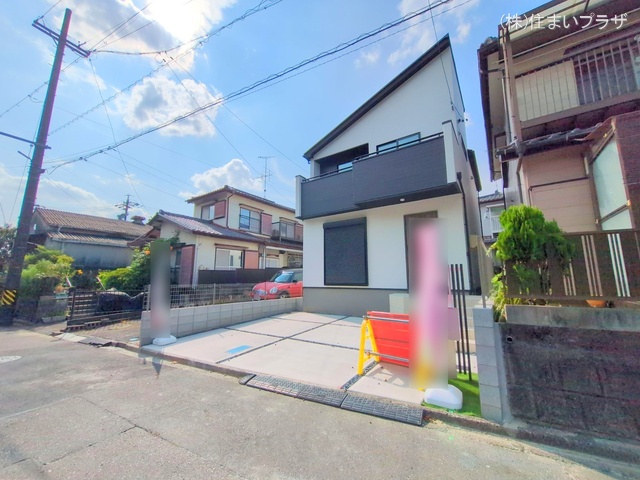 愛知県春日井市高蔵寺町７丁目の新築戸建て完成写真 2025年8月4日撮影