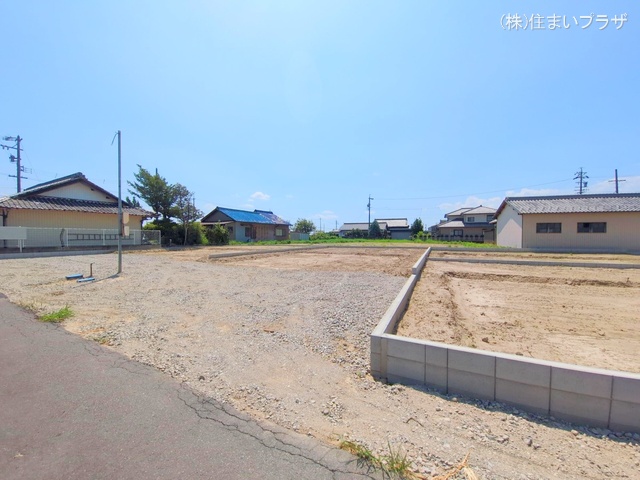 愛知県稲沢市平和町　法立北瀬古の新築戸建て更地・土地写真 2025年8月19日撮影