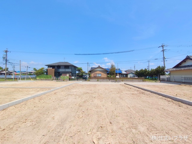 愛知県稲沢市平和町　法立北瀬古の新築戸建て更地・土地写真 2025年8月19日撮影