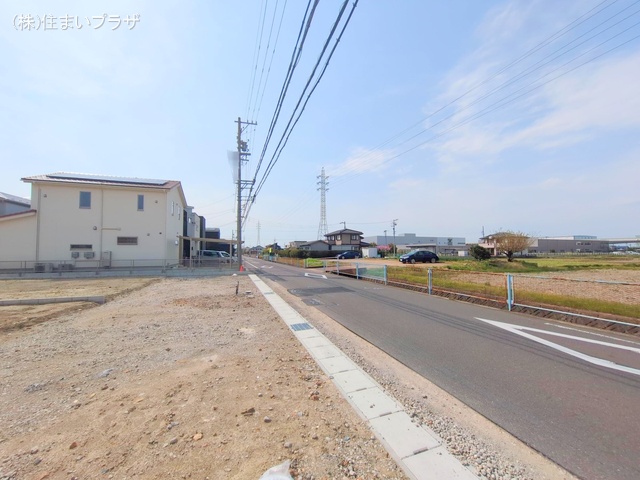 愛知県一宮市木曽川町　門間字南島海の新築戸建て更地・土地写真 2025年4月7日撮影