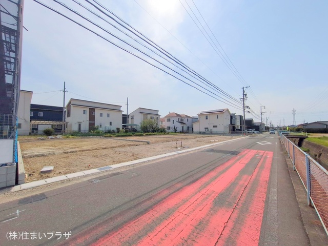 愛知県一宮市木曽川町　門間字南島海の新築戸建て更地・土地写真 2025年4月7日撮影