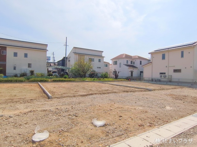 愛知県一宮市木曽川町　門間字南島海の新築戸建て更地・土地写真 2025年4月7日撮影