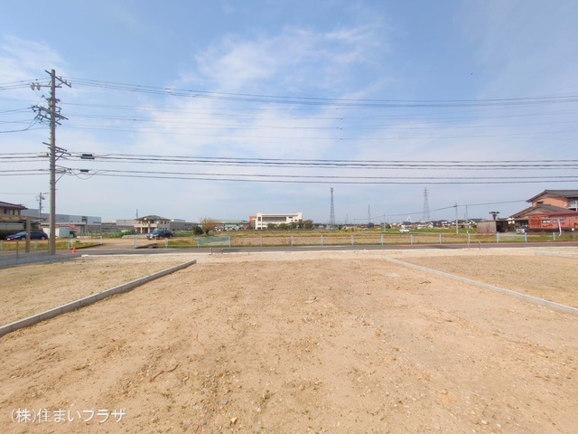 愛知県一宮市木曽川町　門間字南島海の新築戸建て更地・土地写真 2025年4月7日撮影