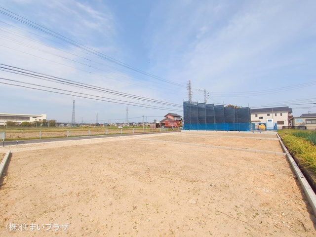 愛知県一宮市木曽川町　門間字南島海の新築戸建て更地・土地写真 2025年4月7日撮影