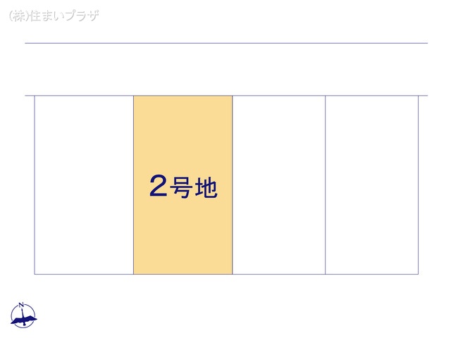 愛知県一宮市木曽川町　門間字南島海の新築戸建て全体区画図 ※図面と異なる場合は現況を優先
