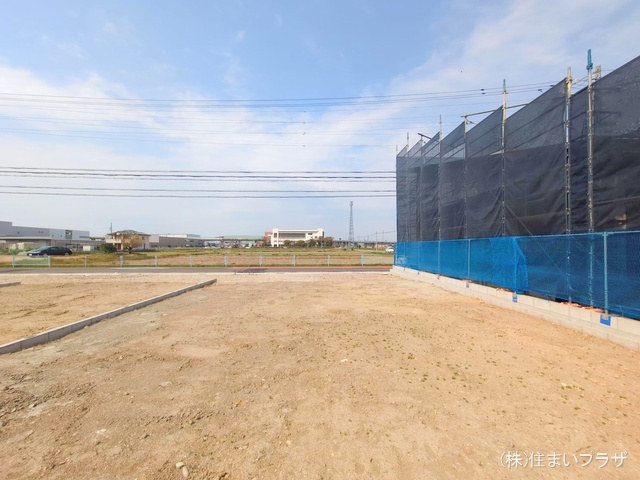 愛知県一宮市木曽川町　門間字南島海の新築戸建て更地・土地写真 2025年4月7日撮影
