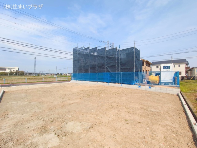 愛知県一宮市木曽川町　門間字南島海の新築戸建て更地・土地写真 2025年4月7日撮影