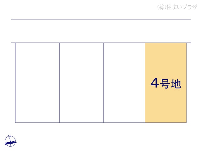 愛知県一宮市木曽川町　門間字南島海の新築戸建て全体区画図 ※図面と異なる場合は現況を優先