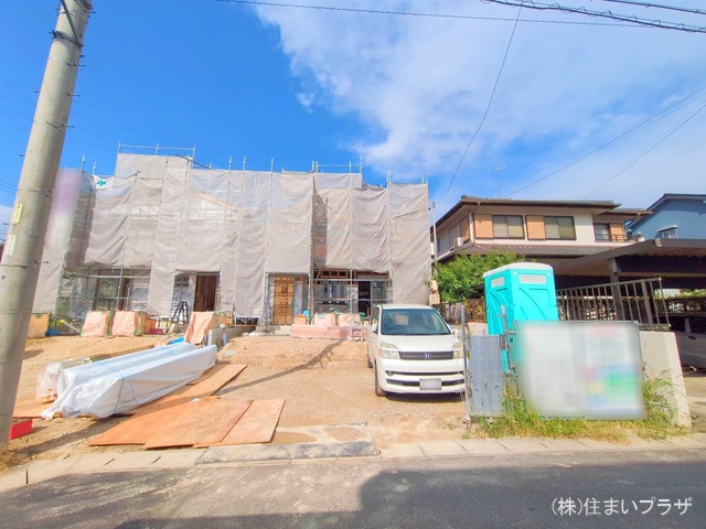 愛知県小牧市大字本庄の新築戸建て上棟写真 2025年9月30日撮影