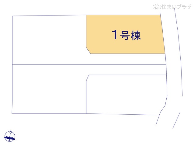 愛知県江南市河野町河野の新築戸建て全体区画図 ※図面と異なる場合は現況を優先
