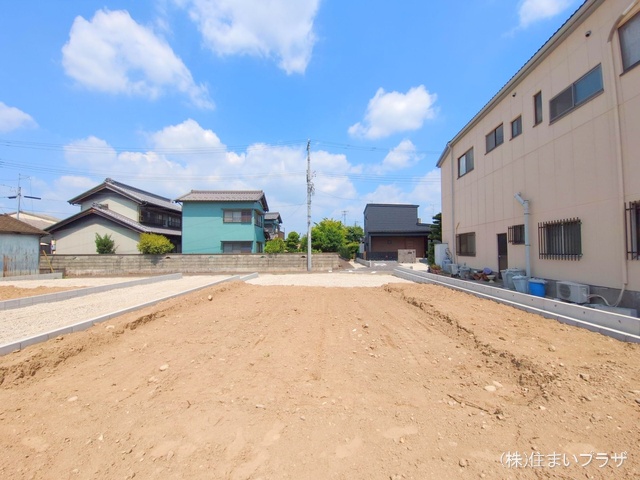 愛知県江南市河野町河野の新築戸建て更地・土地写真 2025年7月30日撮影