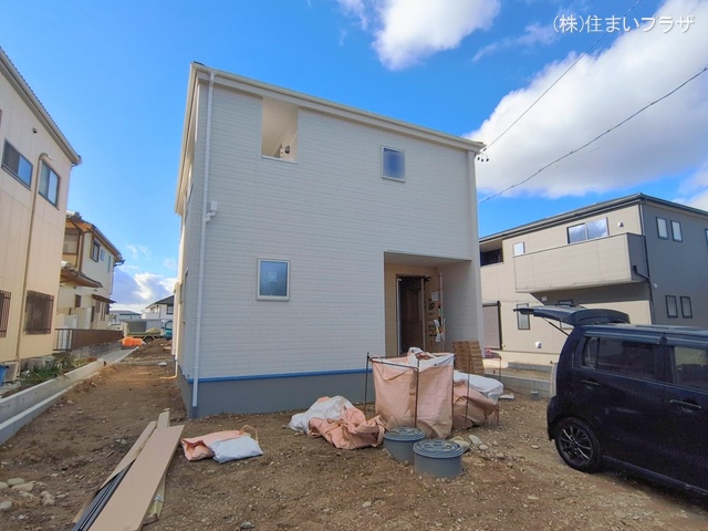 愛知県江南市河野町河野の新築戸建て外構写真 2026年1月7日撮影